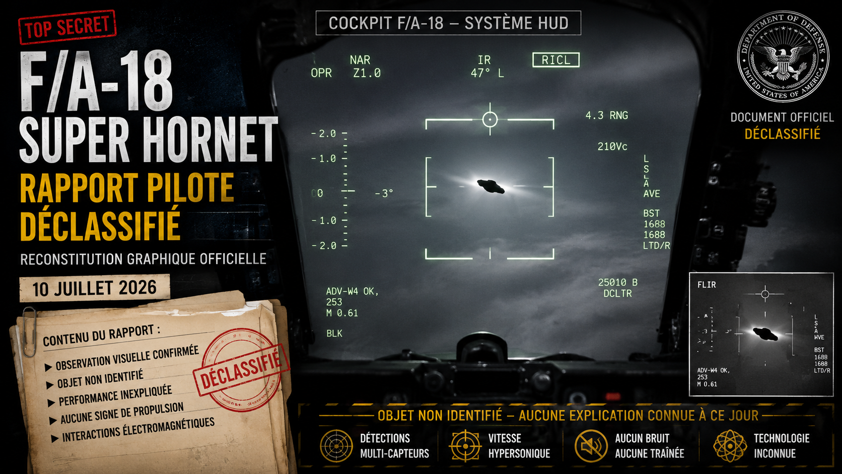 U.S. Navy Pilot Report 2019 — fast rectangular object — 4th installment PURSUE — UFO VIDEO