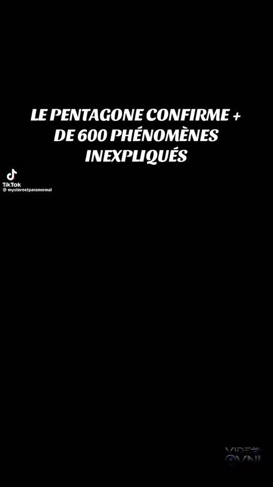 Pentagone : 600 phénomènes inexpliqués