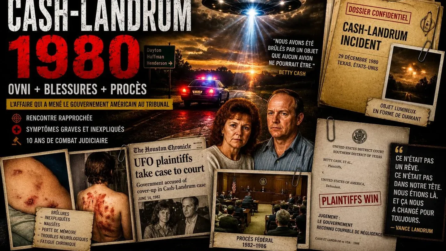 Cash-Landrum 1980 : OVNI, brûlures et procès fédéral — l'affaire qui a tout changé