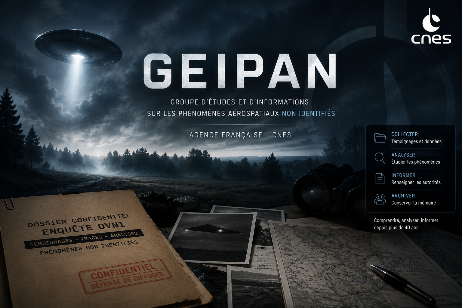 GEIPAN : comment fonctionne l'agence officielle française qui enquête sur les OVNI